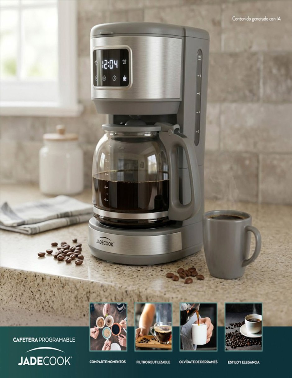 Cafetera de goteo 120 V 6