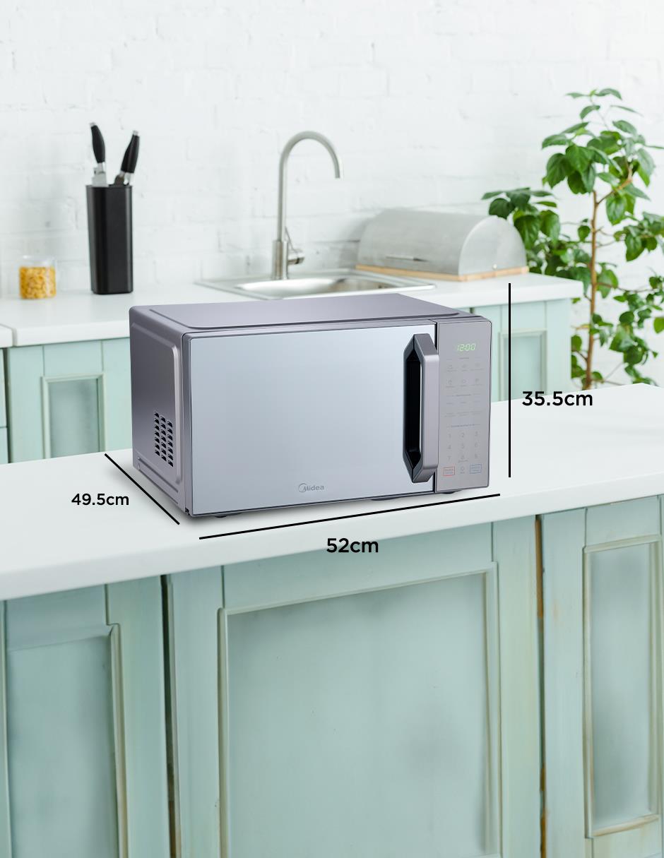 Horno de microondas convencional Midea modelo MMDX11S2MG de 1.1 pies cúbicos