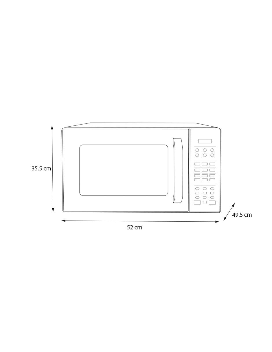 Horno de microondas convencional Midea modelo MMDX11S2MG de 1.1 pies cúbicos