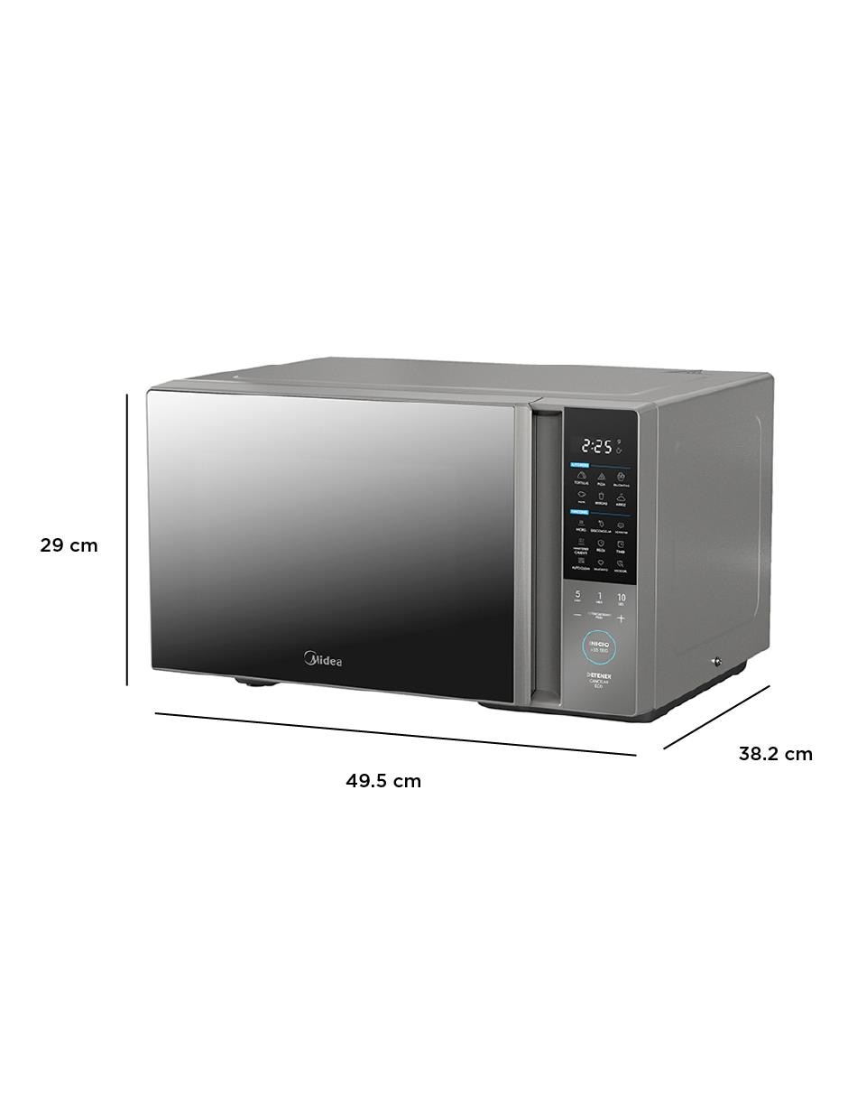 Horno de microondas convencional Midea modelo MMDT11S2MG de 1.1 pies cúbicos
