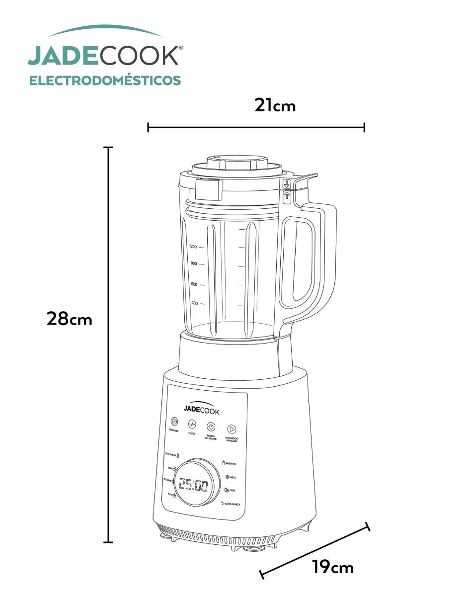 Licuadora Jade Electro 4 velocidades 11