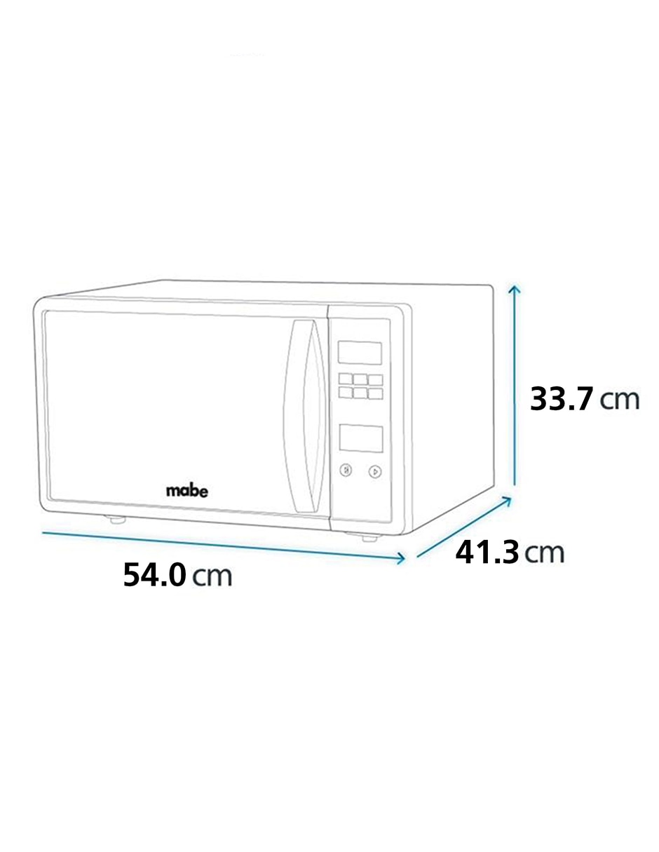 Horno de microondas convencional Mabe modelo HMM15SJW de 1.5 pies