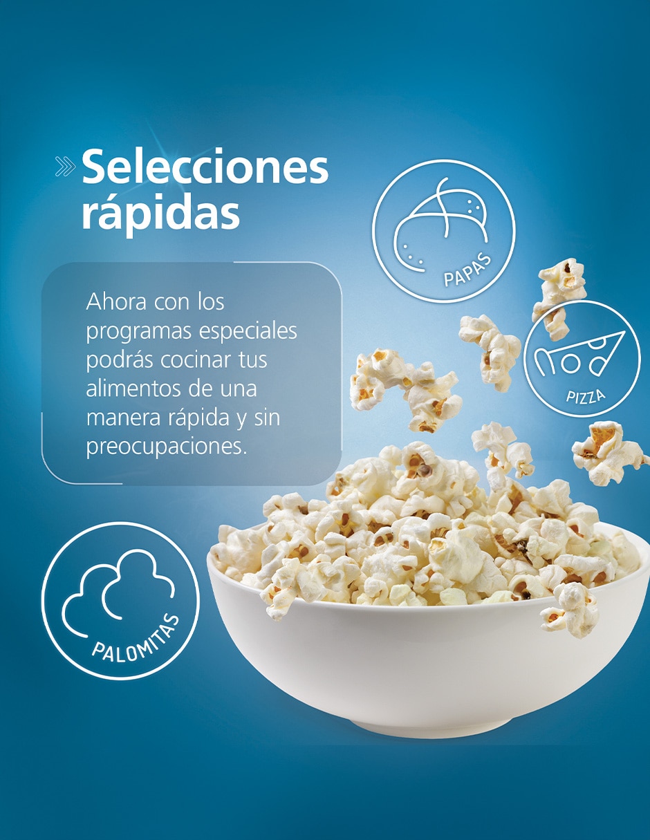 Horno de microondas convencional Mabe modelo HMM15SJW de 1.5 pies