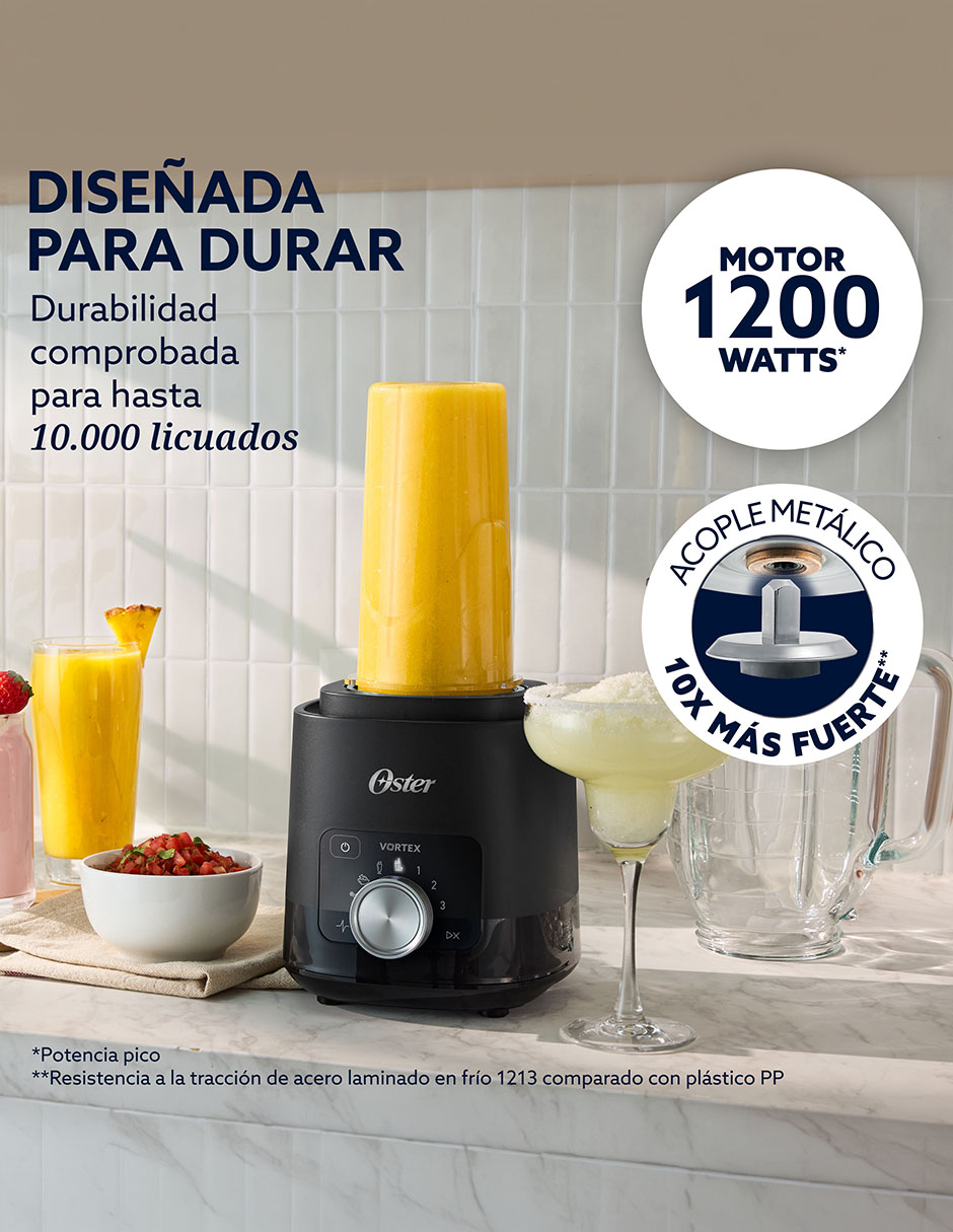 Licuadora BLSTM2G-BRB 3 velocidades 6