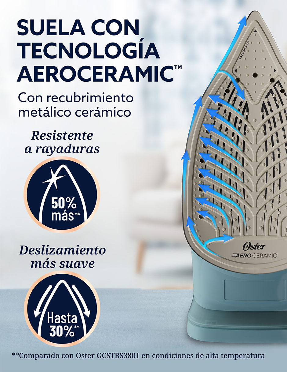 Plancha para ropa suela aeroceramic 3