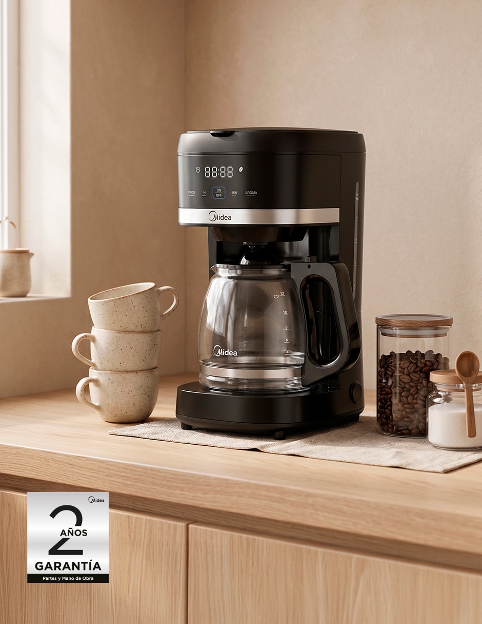 Cafetera de goteo smart brew mcd12rwck 6